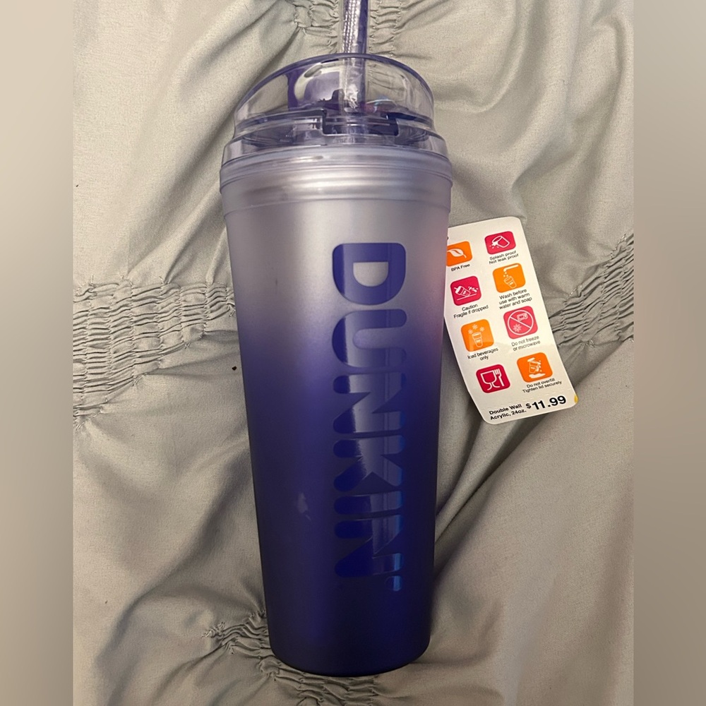 Free Shipping Purple Ombré Dunkin Tumbler